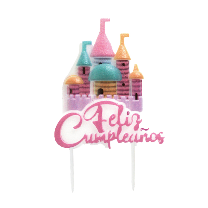 Alphabet castle candles
